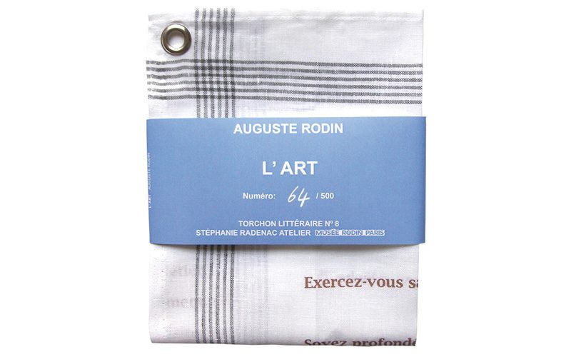 Rodin Museum – personalized literary cloth