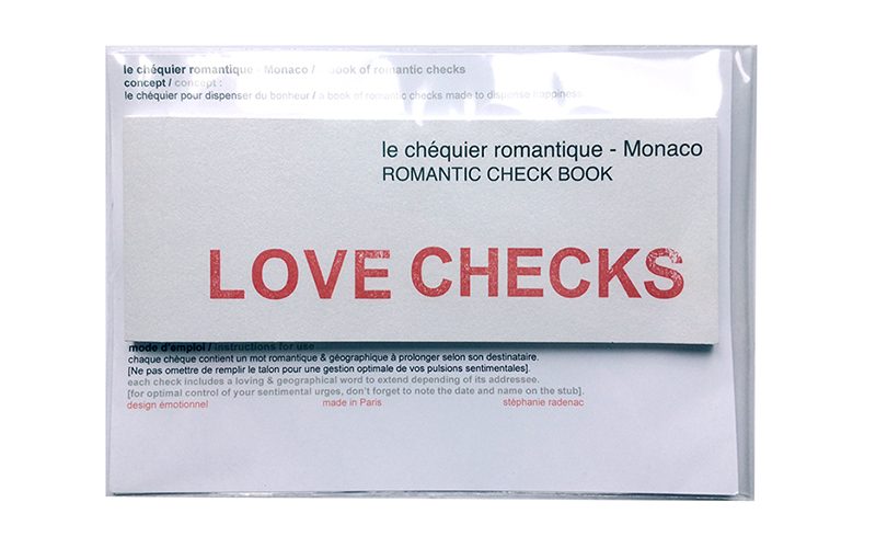 le chéquier romantique – monaco