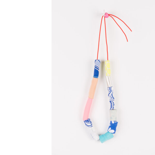 collier textile enthousiasme